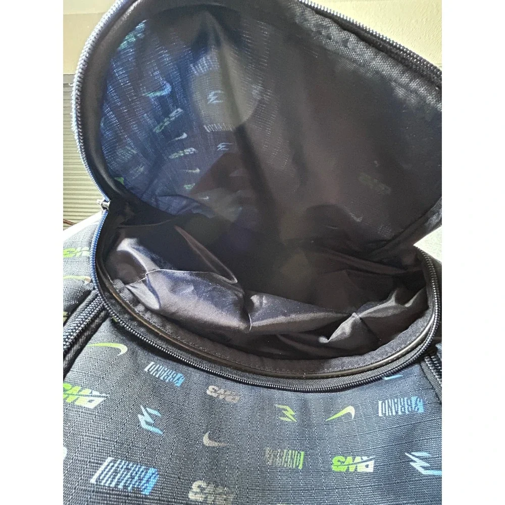 Nike Russell Wilson 3Brand Backpack Black Lime Green Blue